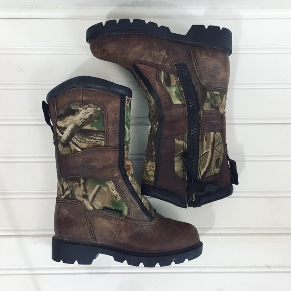 kids camo boots